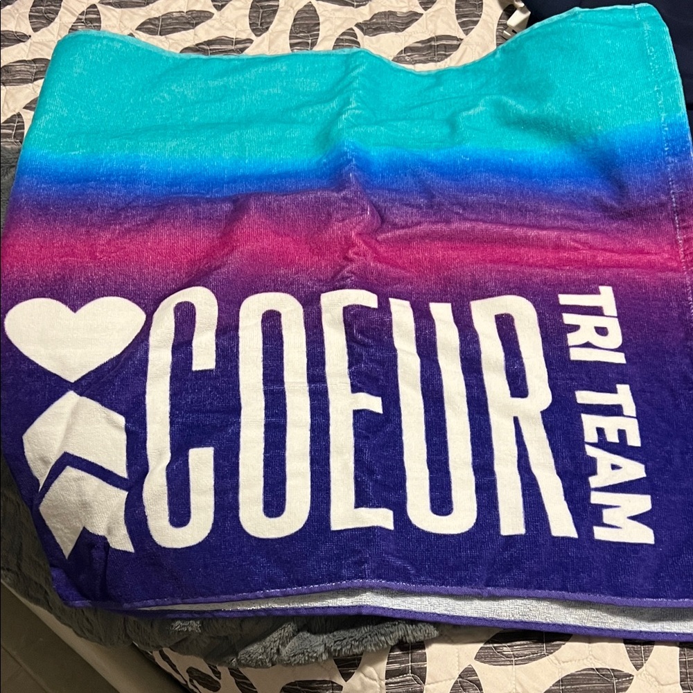 Tri Team Gradient Beach Towel